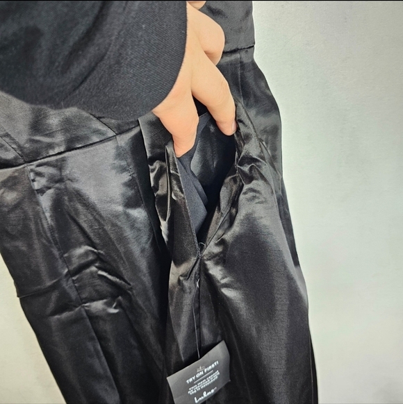 Lulus black A line formal dress sz L NWT - Picture 3 of 9